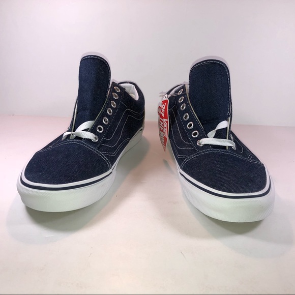 Vans Old Skool Denim C & L Blue & White Sneakers - Picture 5 of 7